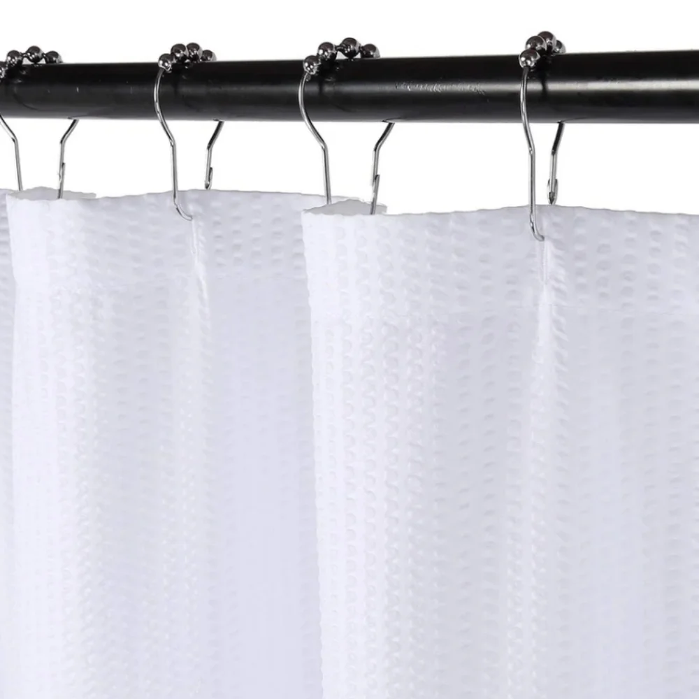 New with tags! Elegant Microfiber White Shower Curtain 72 x 96